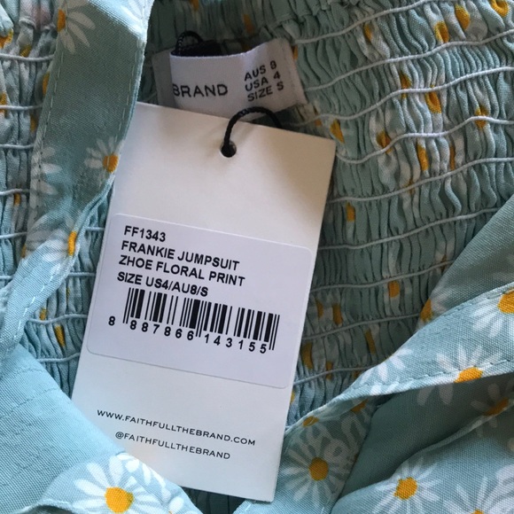 🎉HP🎉 Faithful the Brand Frankie Floral Jumpsuit - Picture 8 of 10